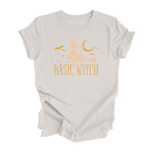 Basic Witch Retro T-Shirt | Vintage White Color | Made Retro