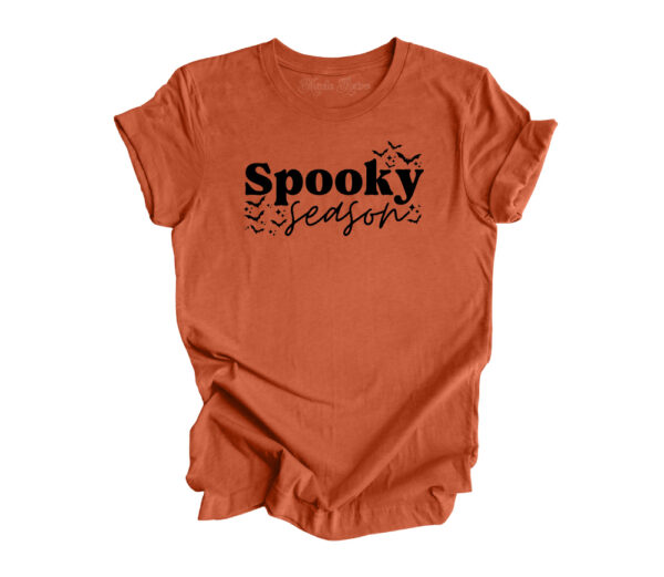 Spooky Season Retro T-Shirt | Heather Autumn Color | Made Retro