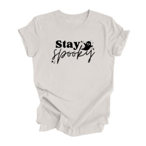 Stay Spooky Retro T-Shirt | Vintage White Color | Made Retro