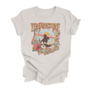 Yellowstone Cowboy T-Shirt | Vintage White Color | Made Retro