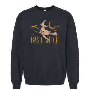 Basic Witch Sweatshirt | Black Color | Made Retro