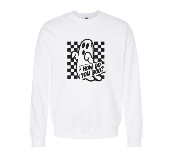 How Do You Boo Retro Sweatshirt | White Color | Made Retro