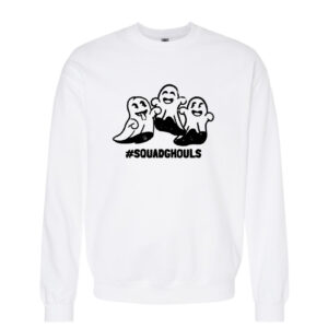 Squad Ghouls Retro Sweatshirt | White Color | Made Retro