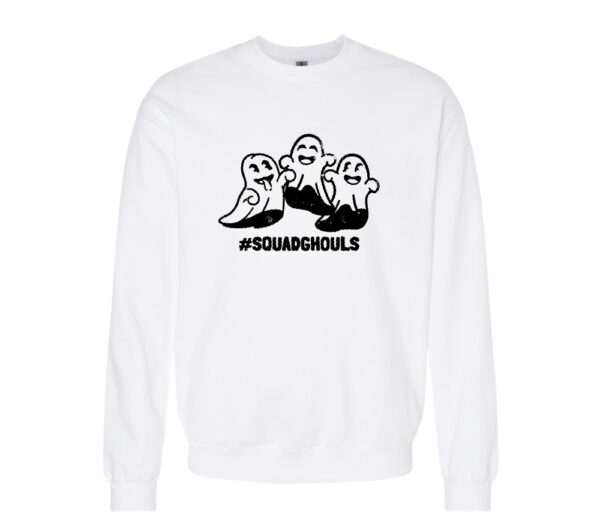 Squad Ghouls Retro Sweatshirt | White Color | Made Retro