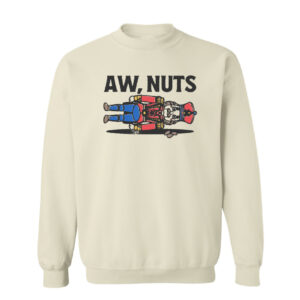 Aw Nuts Christmas Sweatshirt | Sand Color | Made Retro